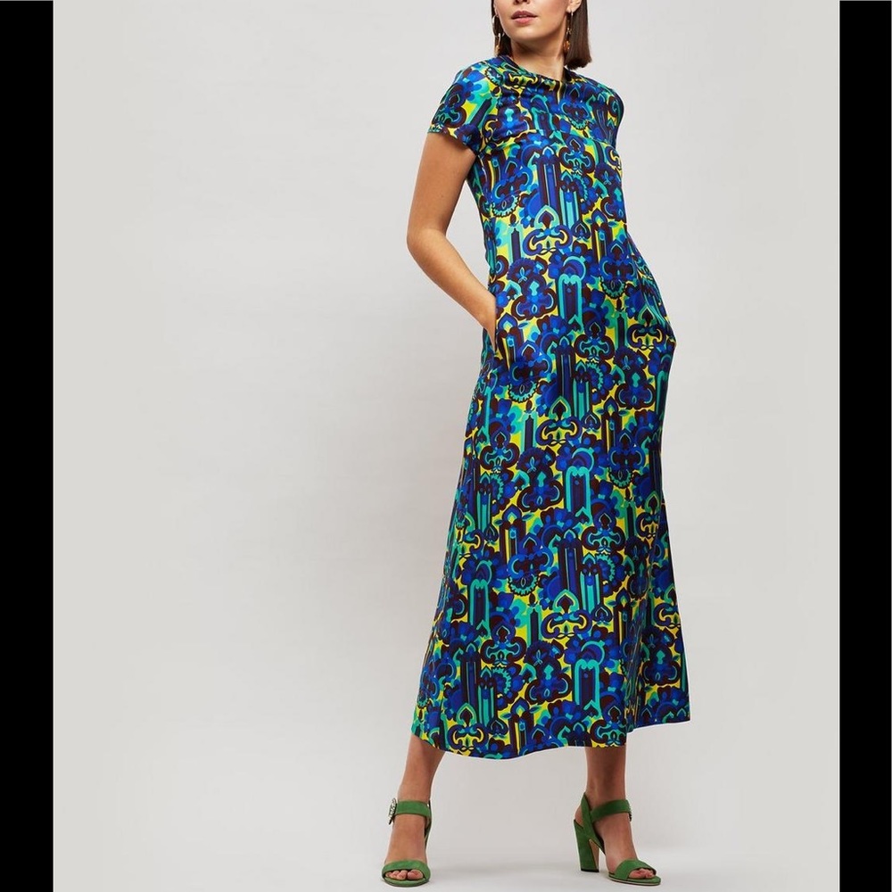La Doublej Lisboa Silk Twill Swing Dress